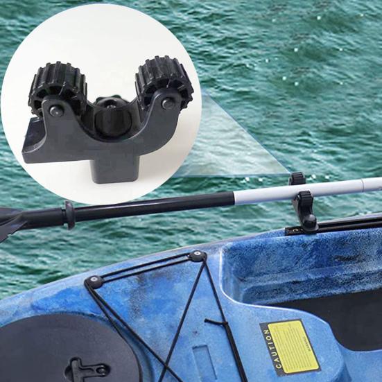 Paddle Fixing Bracket Strong Load-bearing Anti-scratch Adjustable Anti-slip Fixed Oars Canoe Kayak Track