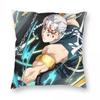 Demon Slayer Kimetsu No Yaiba Kissenbezug Weicher Polyester Kissenbezug Geschenk Kissenbezug Hülle Zuhause Reißverschluss cm