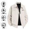 Men's American Style Lapel Baseball Jacket - Cleanfit High Street Autumn Outerwear