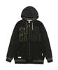 Sugapoint Men'S Zip-Up Hoodie Rail-Black