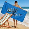 Hertha Roots Print Beach Towel, Large Soft Quick Dry Towel for Beach Camping Swimming