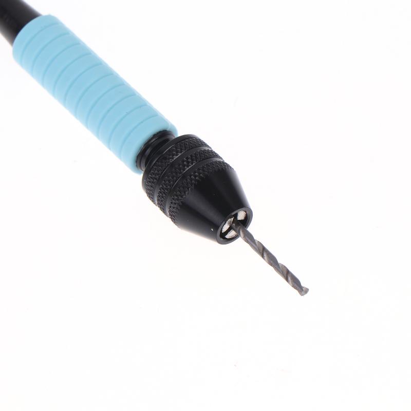 Mini Micro Aluminum Hand Drill With Keyless Chuck Hss Steel Twist Drill Bit Woodworking Drilling Rotary Tools Hand Drill Manual