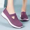 Women's Slip On Sneakers Lightweight Breathable Knit Casual Shoes Spring Walking Shoes Comfortable Lazy Shoes Easy Wear Fashion Footwear