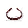 Korean retro striped glossy headband fashionable amber toothed non-slip headband PC advanced sense cranial top hairpin woman