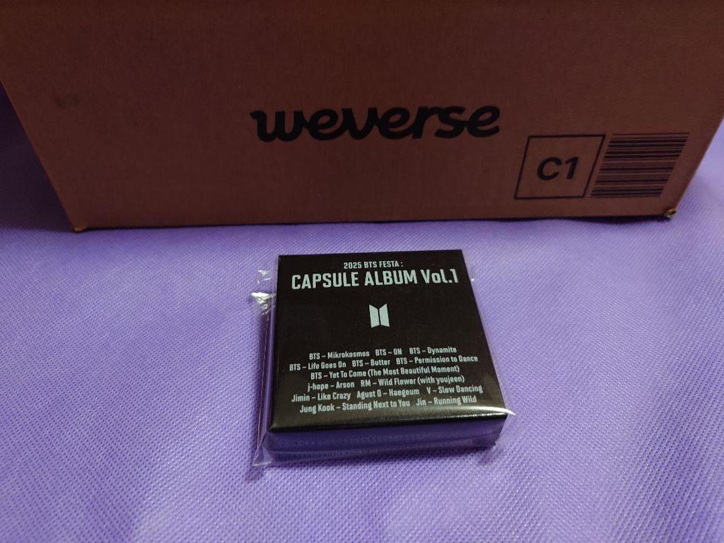 [USED] 2025BTS FESTA: CAPSULE ALBUM Vol.1SUGA