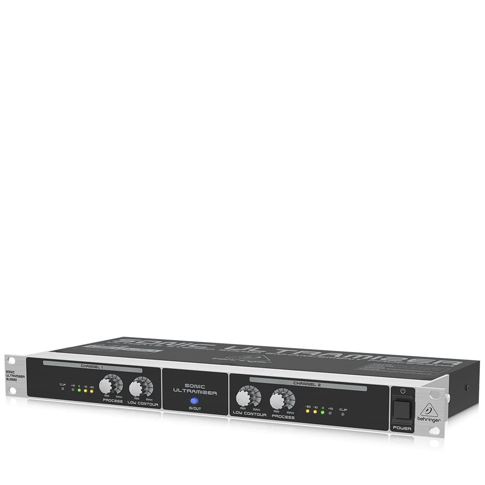 Behringer Stereo Enhancer Simple Operation Stereo 1U Size SU9920 Black Input/Output