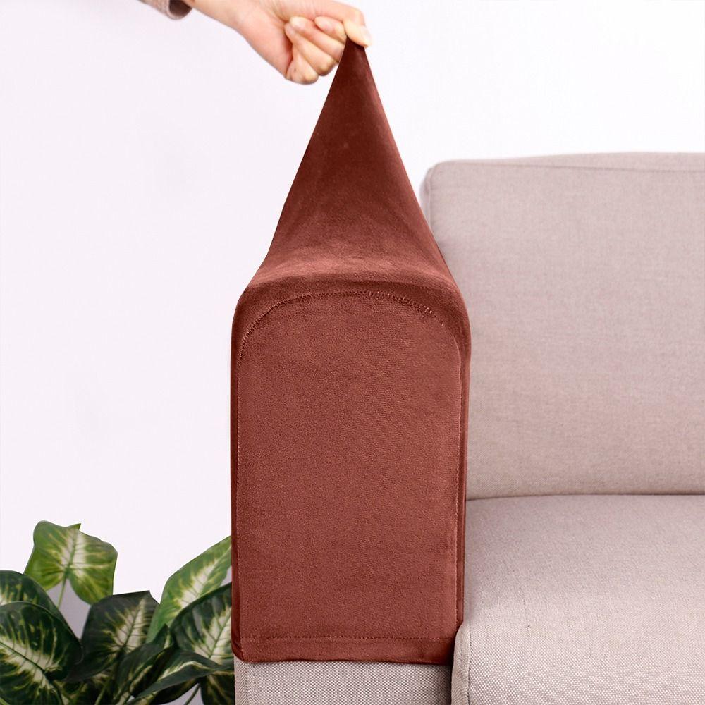 2PCS Furniture Sofa Cover Stretch Couch Arm Protector Gifts Sofa Armrest Covers