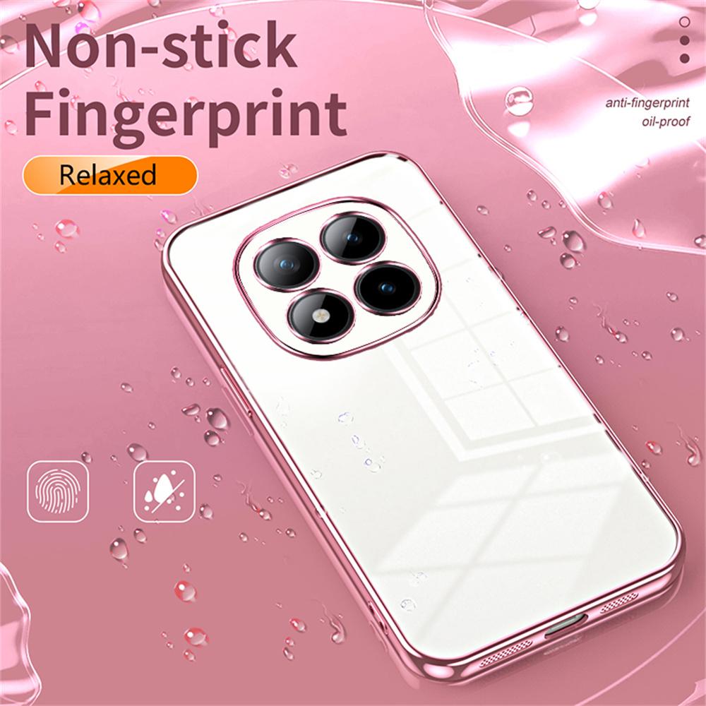 For Xiaomi Poco M8 Pro 5G/Redmi Note 15 Pro+ 5G (Global) Case Electroplating Frame Soft TPU Phone Cover