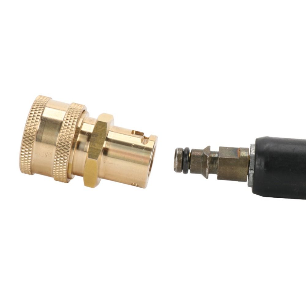 1Set Brass Pressure Washer Quick Connector Anti Tangle Adapter  for Hose and Water Torch Connection