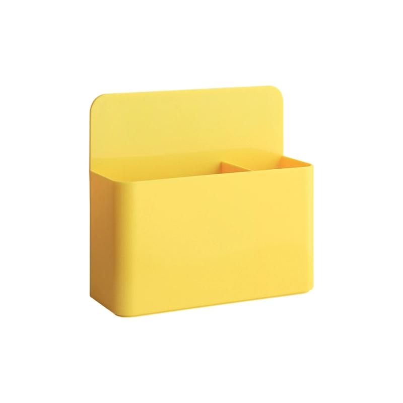 Magnetic Dry Erases Marker Holders Magnetic Storage Box Magnetic Pen Holders For Refrigerator Whiteboard Accessories жёлтый