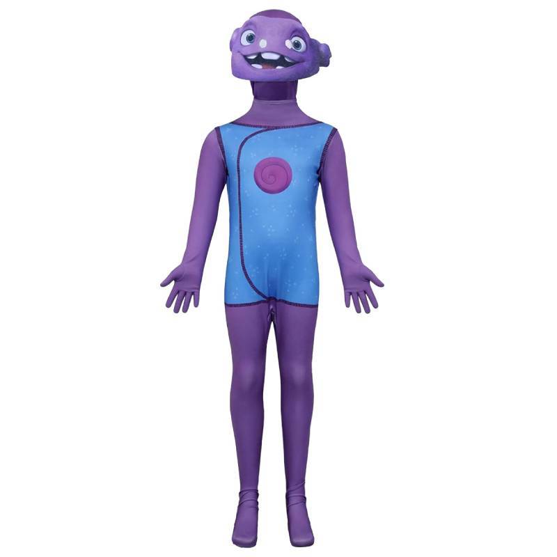Home Oh Children Costume With Headpiece For Halloween Party And Stage Use