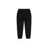 Solid Color Elastic Waist Cuffed Sweatpants Women Bottoms Black VN0A5LJEBLK