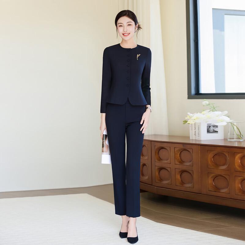 Женский деловой костюм Toluoman в новом китайском стиле S