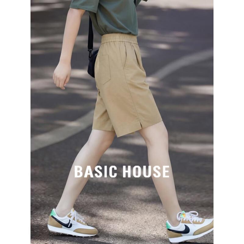 

Basic House Women s High-Waisted Wide-Leg Shorts XL