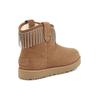 UGG Klassische Mini Fransen Warme und Bequeme Schneestiefel Damenstiefel Braun 1127454-CHE