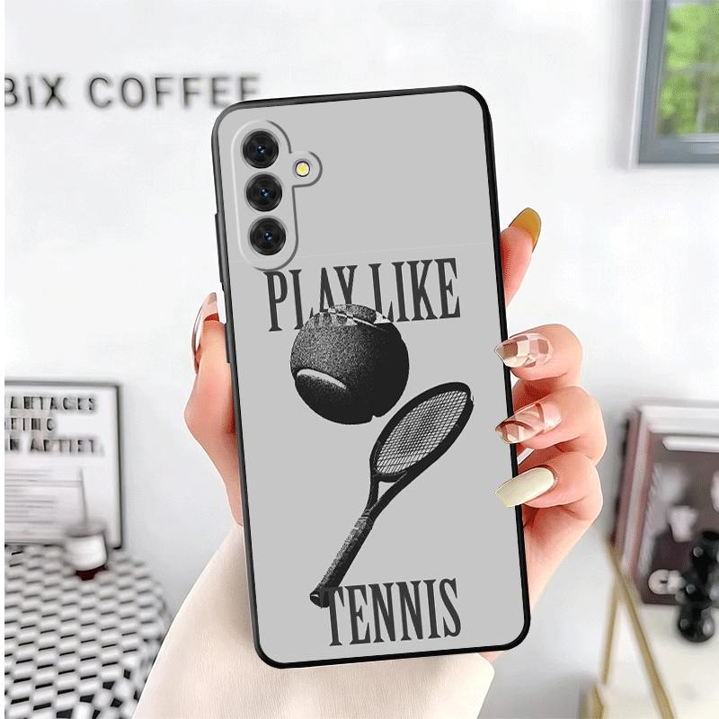 Tennis Sport Soft Phone Case for Samsung A17 A37 A57 A16 A26 A36 A56 A15 A25 A35 A55 A14 A24 A34 A54 A13 A23 A33 A53 A52 A12