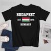 Patriotische Flagge Ungarn Gegr. 1949 Budapest Unisex T-Shirt Tees T-Shirt Rundhals T-Shirts