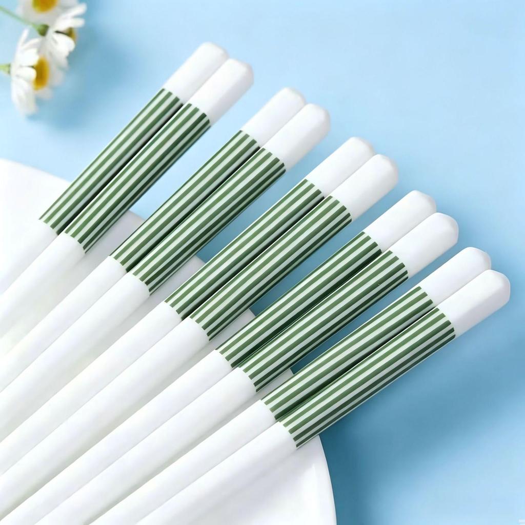 High-Temperature Resistant Luxury Macaron Color Ceramic Chopsticks - Easy To Clean