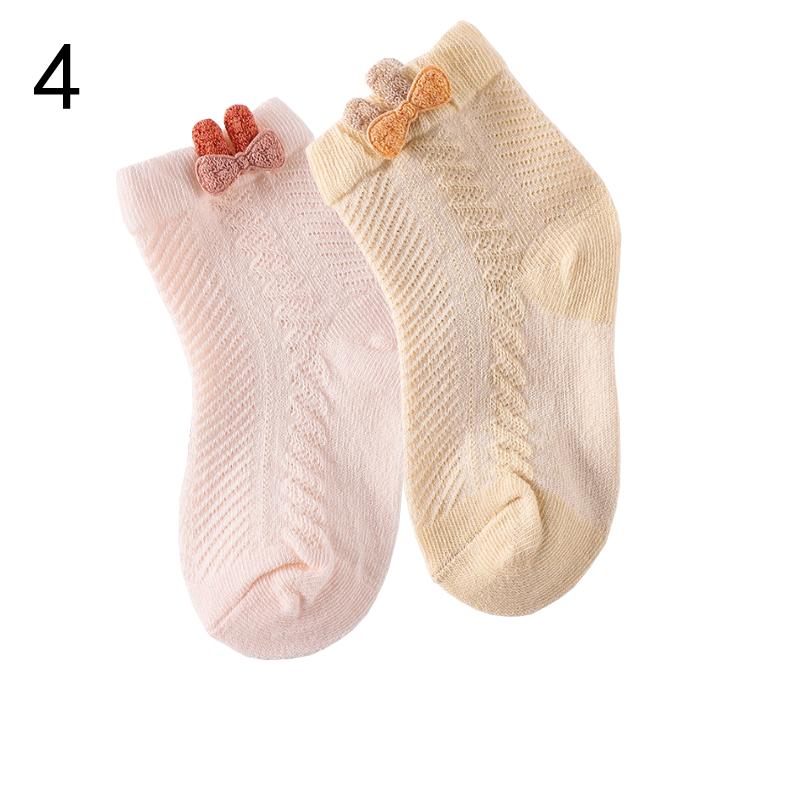 2Pair/lot New Newborn Socks Summer Thin Boys and Girls Baby Socks