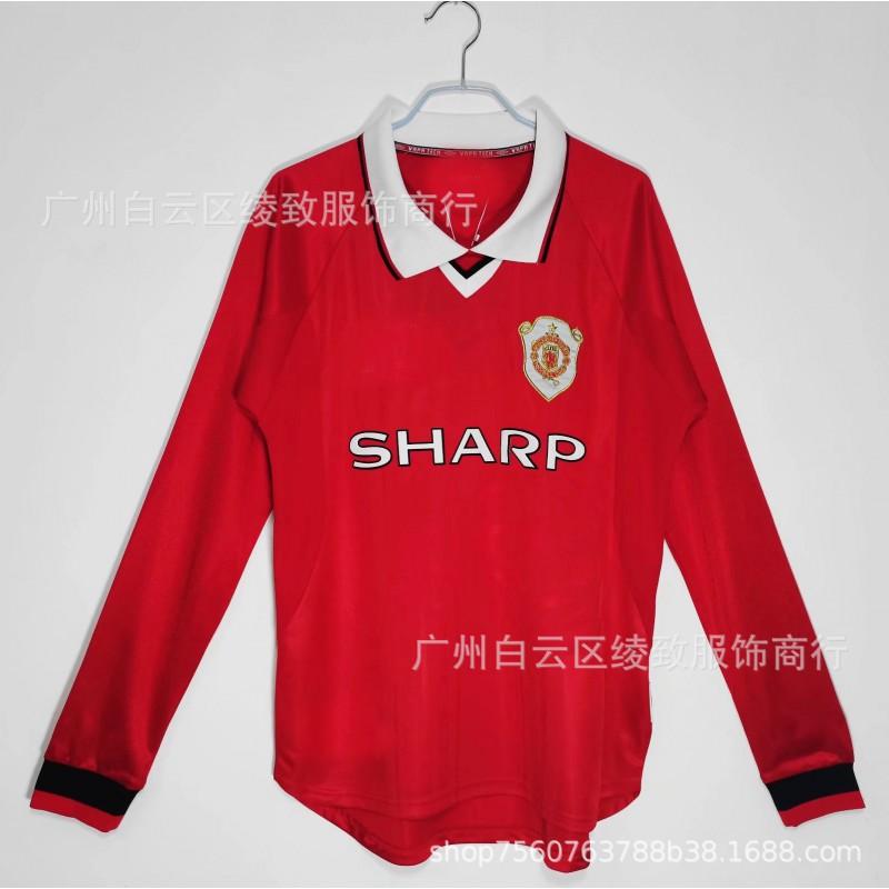 Manchester United Retro Domácí Dres 2007-08 Cristiano Ronaldo 7 Dlouhý Rukáv Stoleté Vydání Fotbalový Dres
