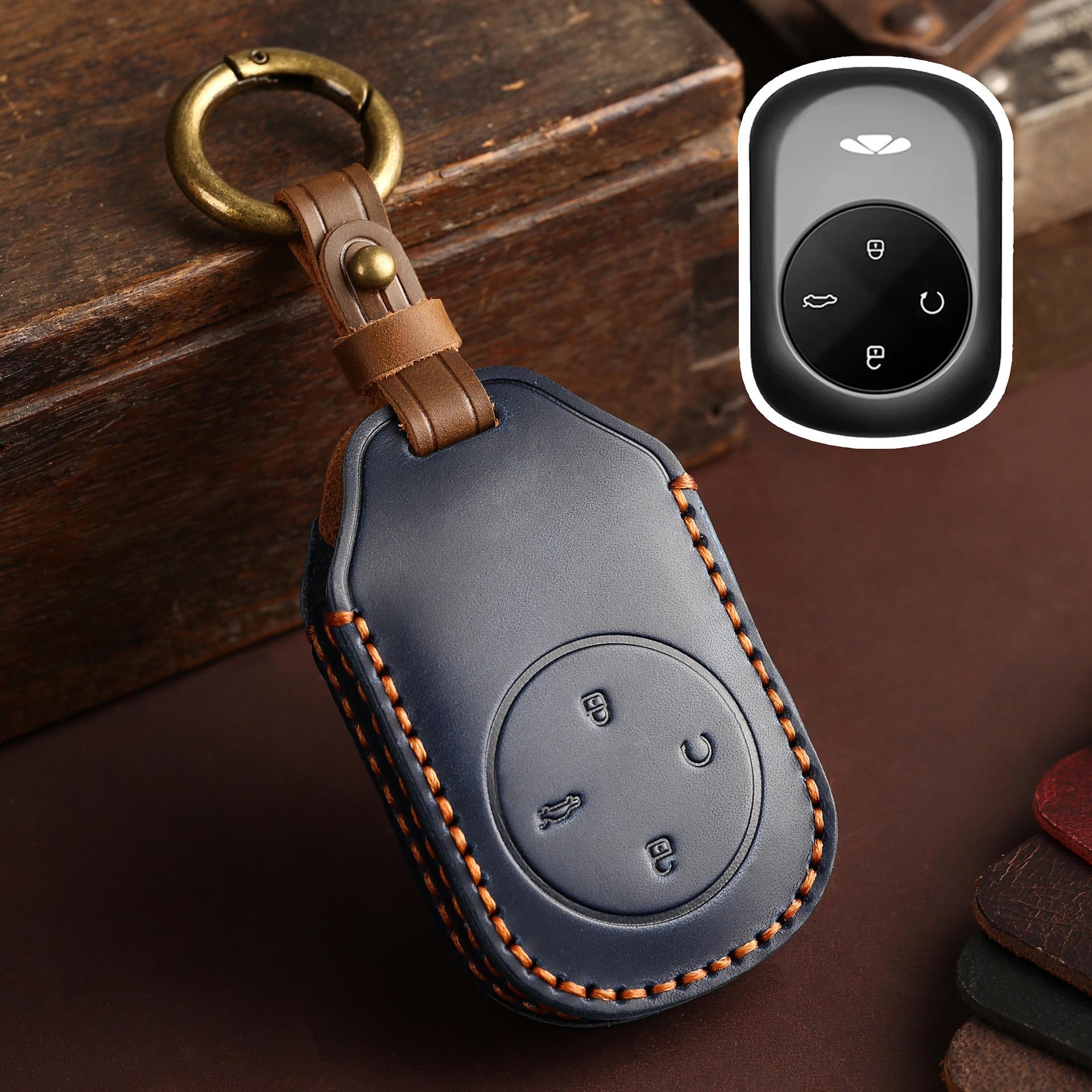 

Chery Fengyun T10 Key Cover 2024, T9 Special Car Key Shell with Full Package Buckle синій