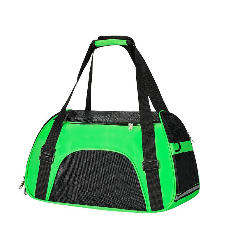 Portable Oxford Material Pet Cat and Dog Carrier Backpack Foldable Mesh Breathable Pets Transport Bag with Accessories