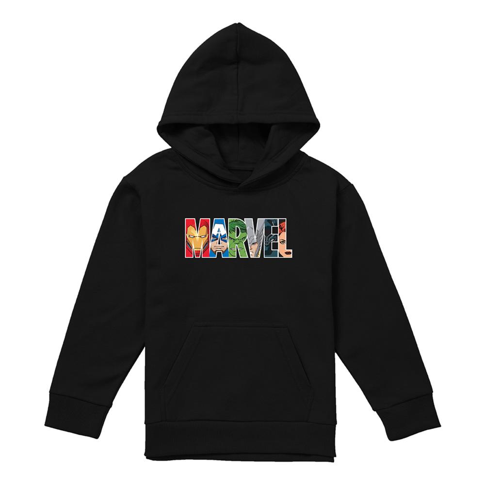 The Avengers Childrens/Kids Brick Logo Pullover Hoodie