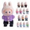Sweater Jeans for 15-17Cm Labubu Plush Stuffed Doll Outfits DIY Mini Dolls Clothing Accessories