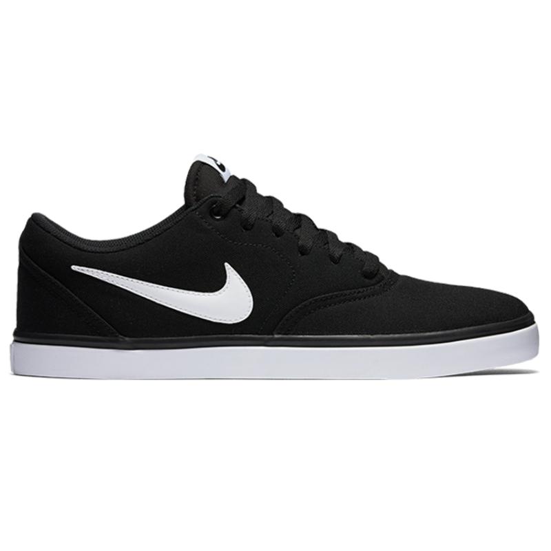 Nike Sb Check Solar Cnvs 'Black' Skateboard Shoes 843896-001