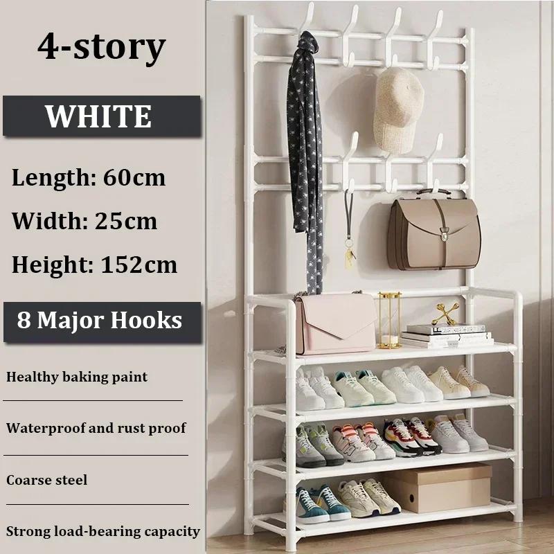 Shoe Multi-ayer Rack DIY Organizer Clothes Storage Load-bearing Organizer Hat Hanger Household Shoes  Multifunctional Shoe Rack