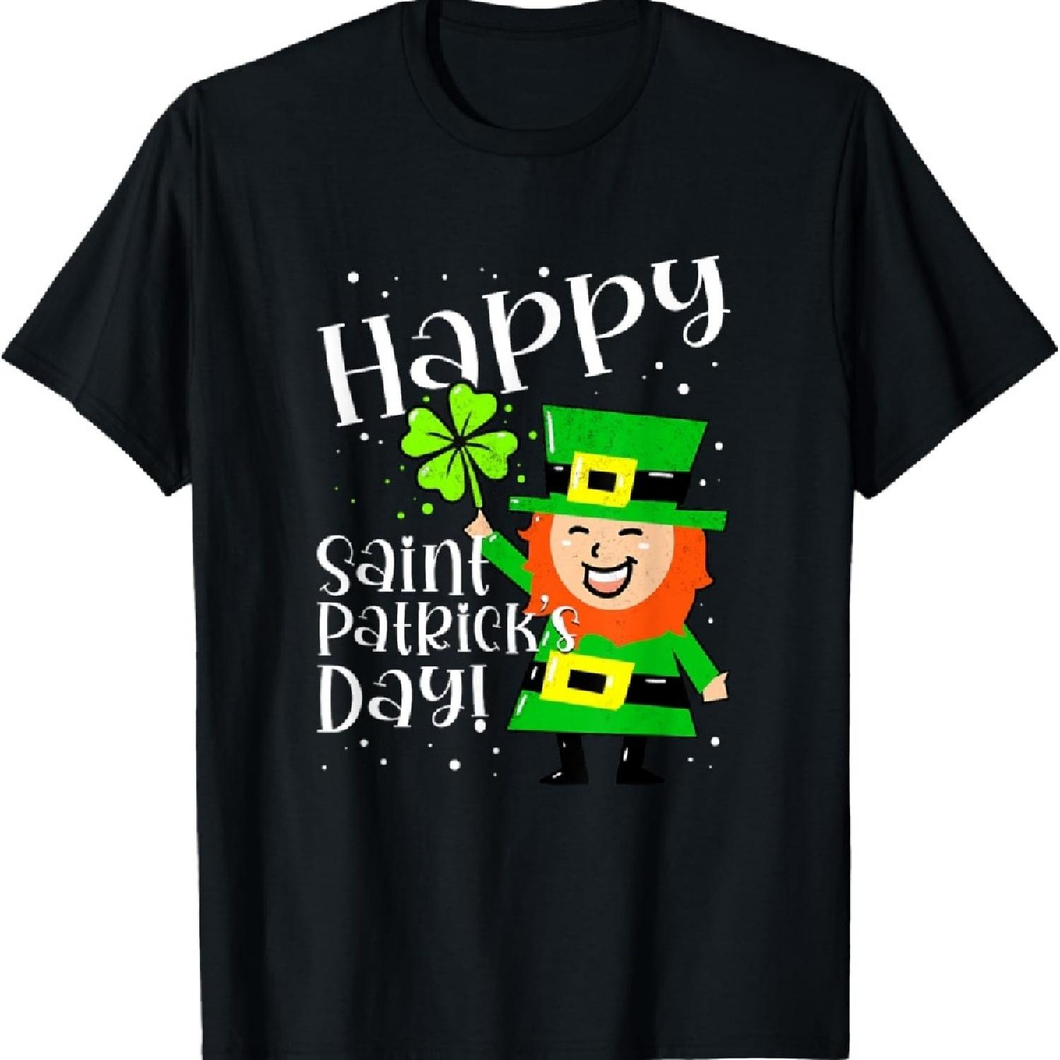 

Funny Leprechaun Sayings Boys Girls Happy Saint Patricks Day T-Shirt XXXXXL чорний