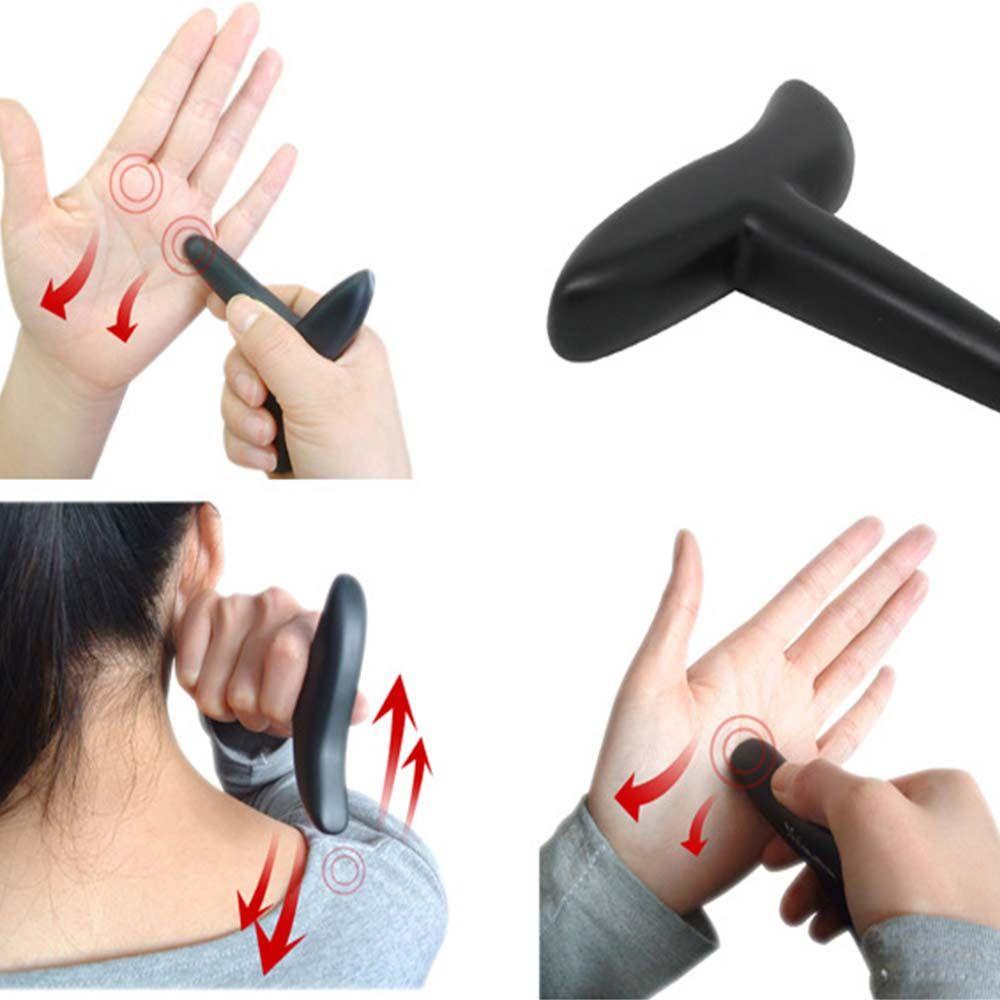 Care Wrinkle Remove Neck Shoulder Point Stick Bian Stone Massager Foot Massage Cone Gua Sha Scraper