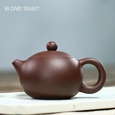 100ml Yixing Boutique Lila Ton Teekannen Kugelform Sieb Xishi Teekanne Schönheitskessel Kundenspezifisches Zisha Teeset Authentisch