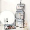 Závěsná pánská toaletní taška Velké voděodolné kosmetické taštičky Cestovní organizér Lady Toaletries Makeup Toaletní skládací sada do koupelny