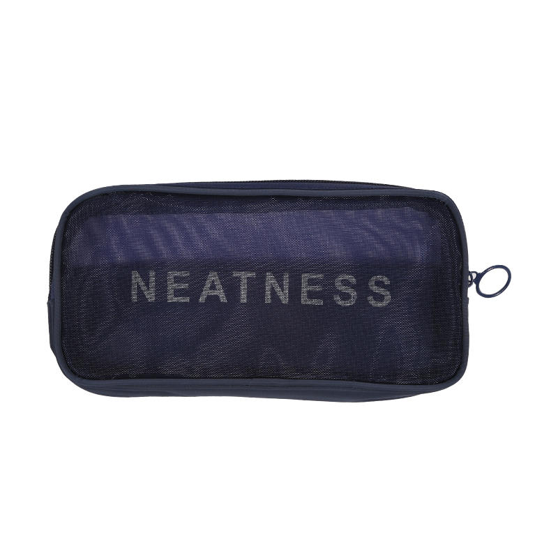 Transparent Mesh Makeup Bag Storage Case Zipper Make Up Bags 3 Size Women Travel Toiletry Wash Cosmetic Bag