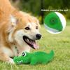 Latex Crocodile Dog Chew Toy Durable Bite Resistant Teeth Cleaning Interactive Play Safe for Small Medium Pets Squeaky Rubber To