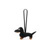 Pu Charming Plush Leather Dachshund Dog Keychain Cute Gift Accessory Bags For