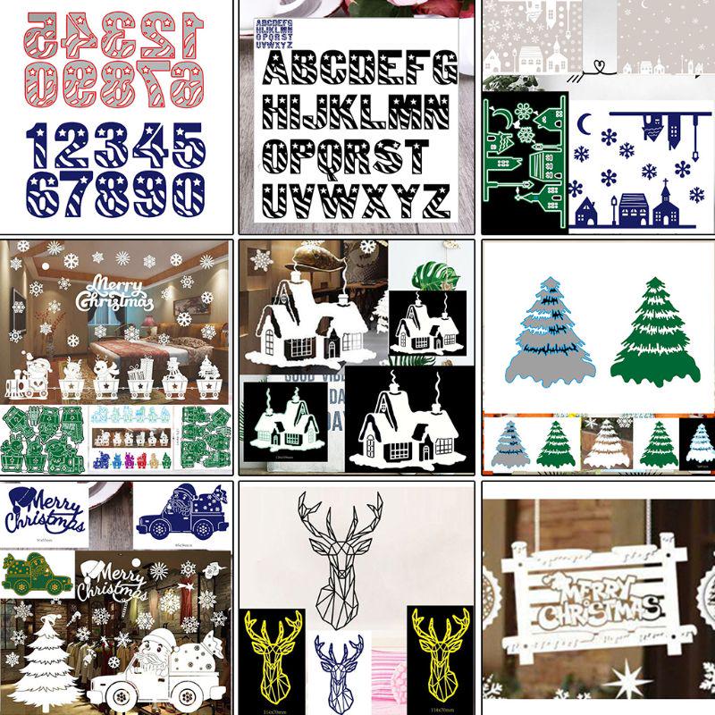 Metal DIY Stamping Template Christmas Carbon Steel Cutting Dies Set Album Paper Cards Craft Decoration Scrapbooking Embossing Stencil Metal DIY Stamping Template Christmas Carbon Steel Cutting Dies Set Album Paper Cards Craft Decoration Scrapbooking Embossing Stencil