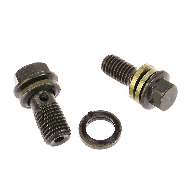 1Pc M8/M10X1.25 Motorcycle Brake Master Cylinder Oil Hose Screw Banjo Bolt Motorcycle Universal Tube Tubing Screws Bolts