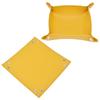 Foldable Key Tray Leather Desktop Accessory Plate Smooth Trinket Holder  Dresser