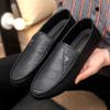 Fashion Moccasin Black Lightweight Male Casual Shoe Size 44 Common High Quality Fashion In Promotion Summer Sale New Men's Leather Shoes