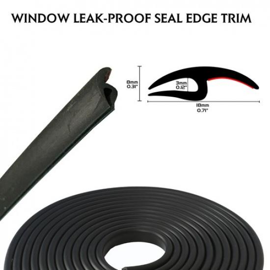10ft Windshield Rubber Molding Seal Universal Trim For Windscreen Windows US