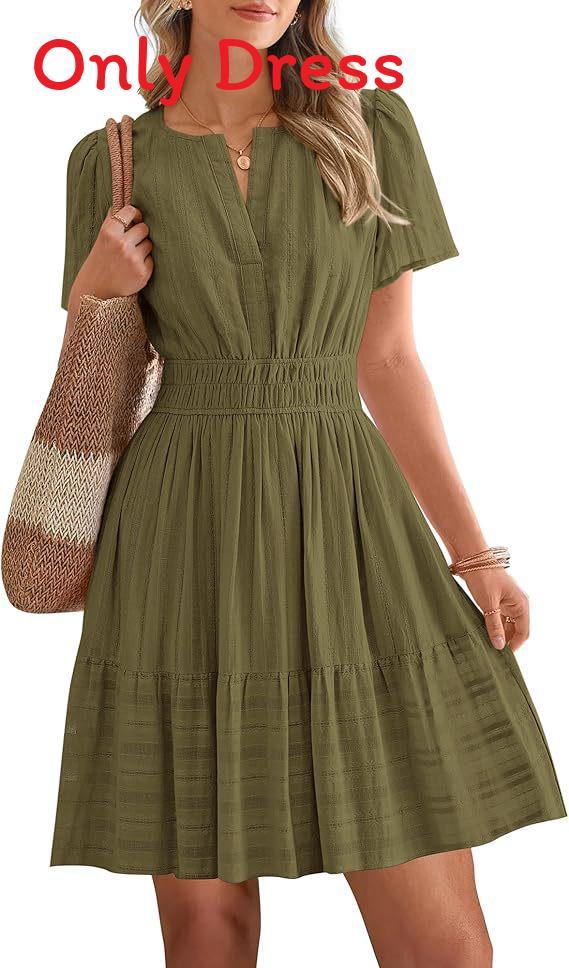 Cotton Floral Bohemian Aline Dress With Ruffle Details For Casual Spring Wear