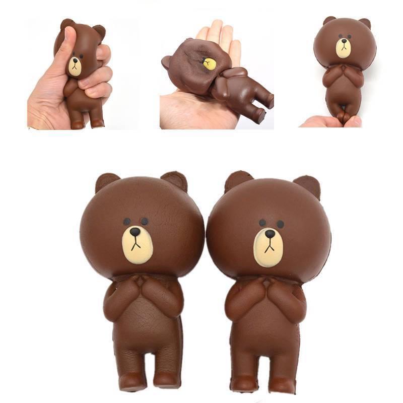 Ours Brun De Squeeze Toy Lente Hausse Jumbo Cartton Mignon Spongieux Anti Stress Anxiete Adultes Drole Les Accessoires Faire Des Achats En Ligne A Bas Prix Sur Joom