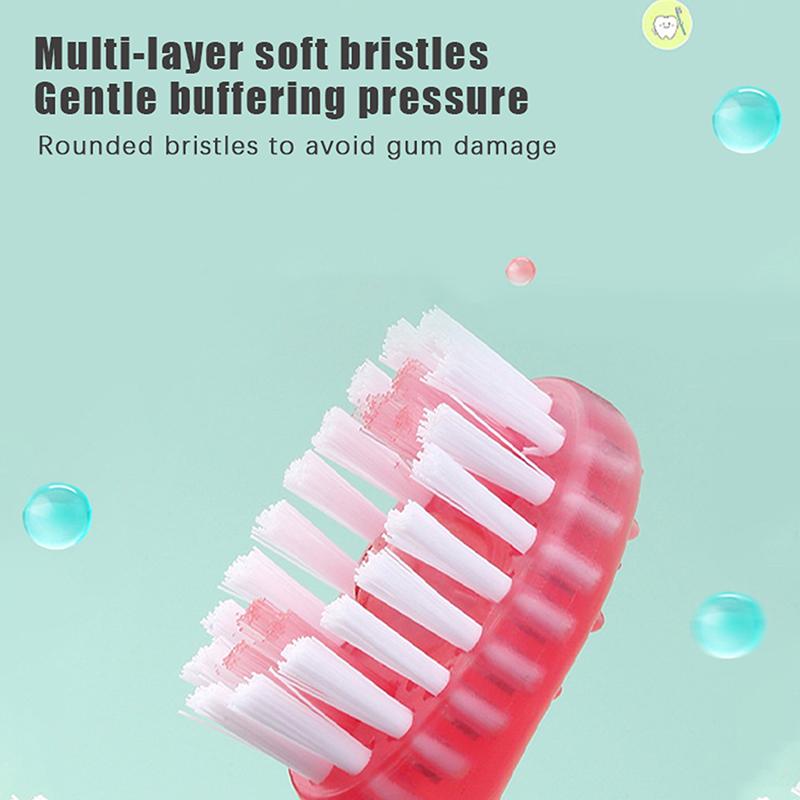 12Pcs Disposable Toothbrush Exploded Bead Adult Cleaning Toothbrush Portable Travel Tooth Brush With Dental Floss Tongue Scraper