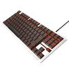 ELECOM ARMA Gaming Unique Slim 50 Durability Japanese Keyboard, Mechanical, Design, Compact, Million-Click Switches, Layout, LED, White, TK-ARMA30WH