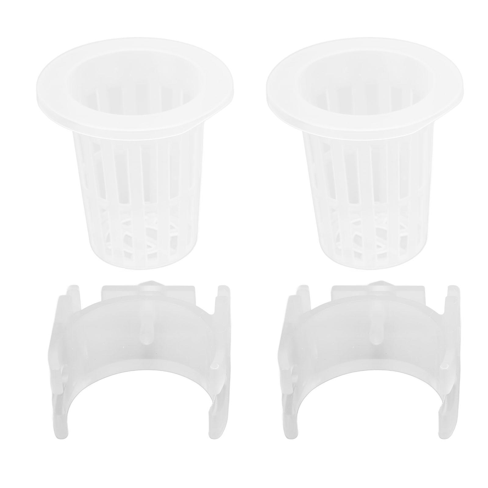 

Aquatic Plant Planting Basket Multipurpose Reusable Hydroponic Net Pots with Hanging Bracket for Indoor Garden