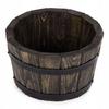 Holzblumentopf 28xH17 niedrig K. Rosenholz