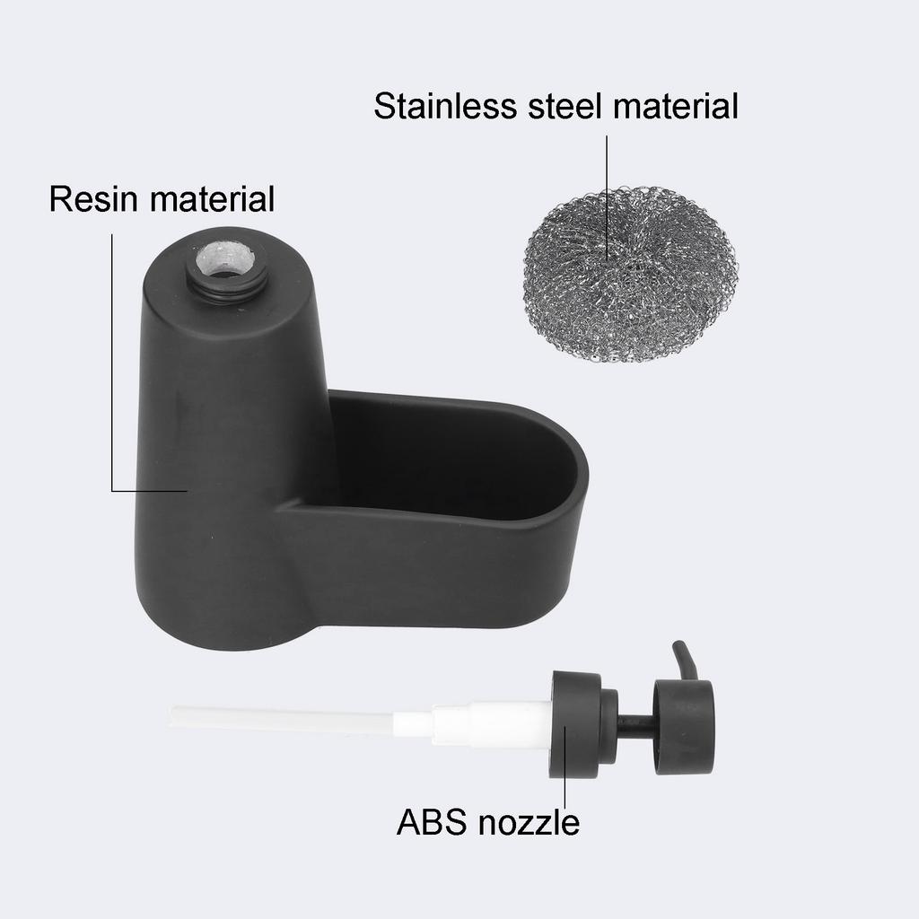 Seifenspender Spülmittel Handseife Pumpe mit Stahl für Badezimmer und Küchenspüle