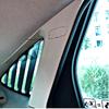 Triangle louver shark gill shaped rear window decorative window vent for Ford Focus MK2 2005-2013 hatchback 4D